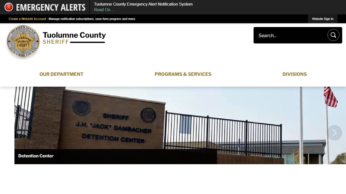 Sheriff's Office | Tuolumne County, CA - Official Website